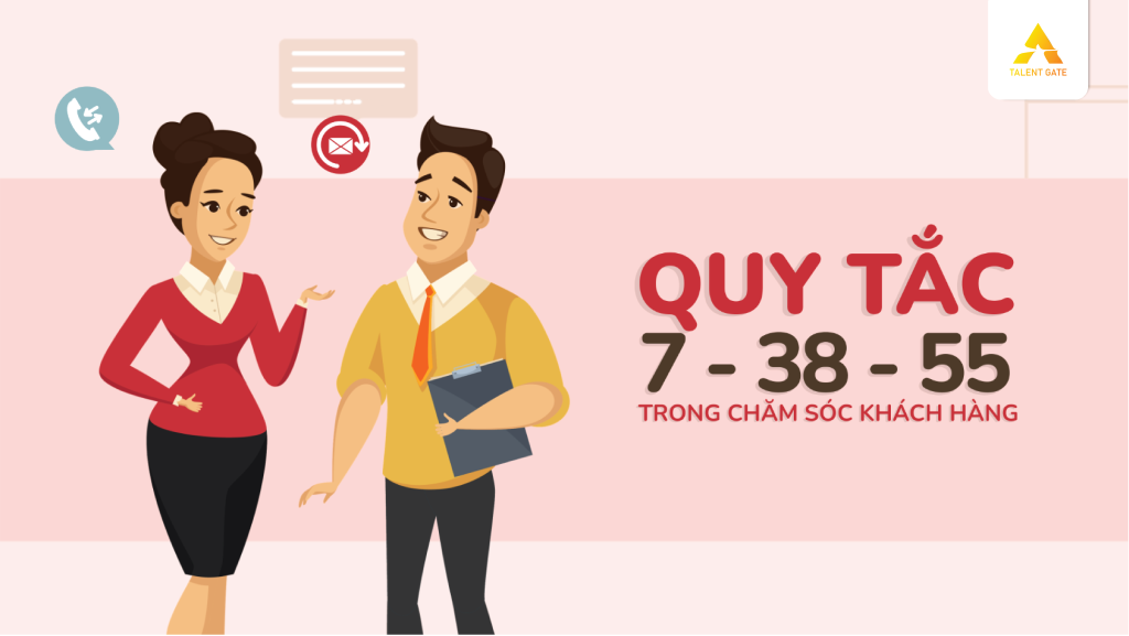 Quy tắc 7-28-55 trong chăm sóc khách hàng by Talent Gate
