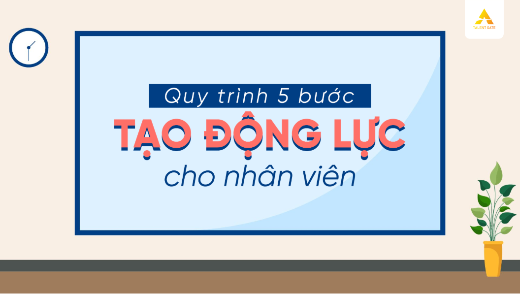 Quy trình 5 bước tạo động lực cho nhân viên